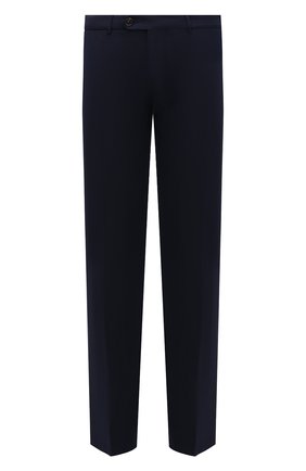 Мужские хлопковые брюки BRUNELLO CUCINELLI темно-синего цвета, арт. M289LB1770 | Фото 1 (Материал внешний: Хлопок; Длина (брюки, джинсы): Стандартные; Стили: Кэжуэл; Случай: Повседневный)