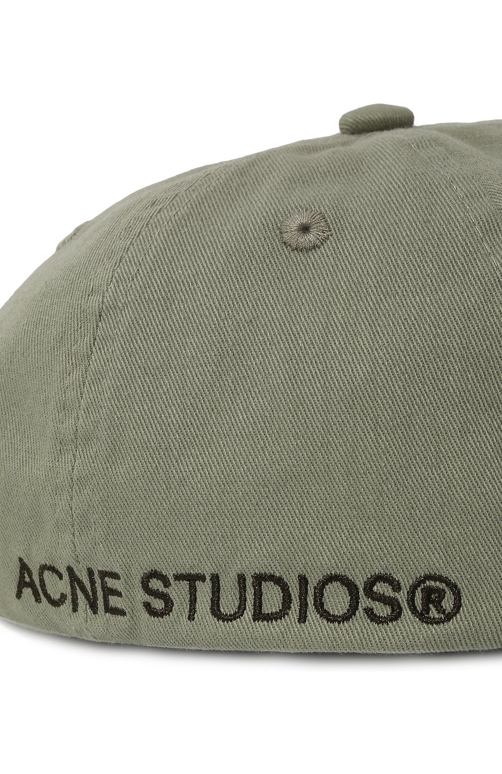 Женская хлопковая бейсболка ACNE STUDIOS светло-зеленого цвета по цене 69400 тенге, арт. C40224/W | Фото 4 Женская хлопковая бейсболка ACNE STUDIOS светло-зеленого цвета, арт. C40224/W | Фото 4 (Материал: Текстиль, Хлопок)