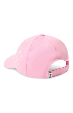 Детская хлопковая бейсболка MSGM KIDS розового цвета по цене 5995 руб., арт. MS028799 | Фото 2 Детская хлопковая бейсболка MSGM KIDS розового цвета, арт. MS028799 | Фото 2 (Материал: Текстиль, Хлопок)