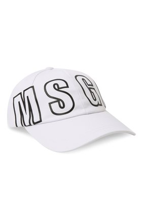 Детская хлопковая бейсболка MSGM KIDS белого цвета по цене 5995 руб., арт. MS028799 | Фото 1 Детская хлопковая бейсболка MSGM KIDS белого цвета, арт. MS028799 | Фото 1 (Материал: Текстиль, Хлопок)