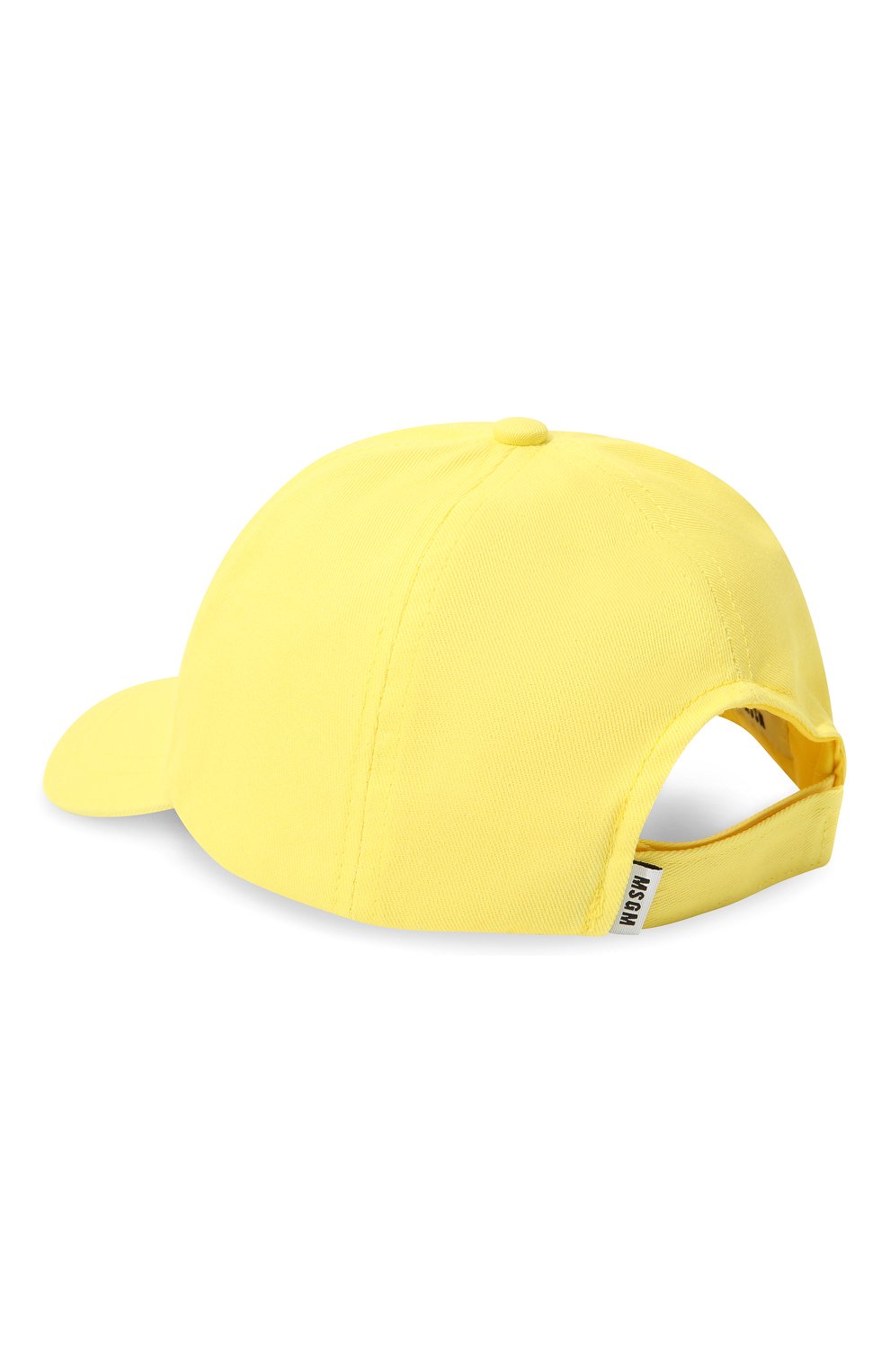 Детская хлопковая бейсболка MSGM KIDS желтого цвета по цене 5235 руб., арт. MS028798 | Фото 2 Детская хлопковая бейсболка MSGM KIDS желтого цвета, арт. MS028798 | Фото 2 (Материал: Текстиль, Хлопок)
