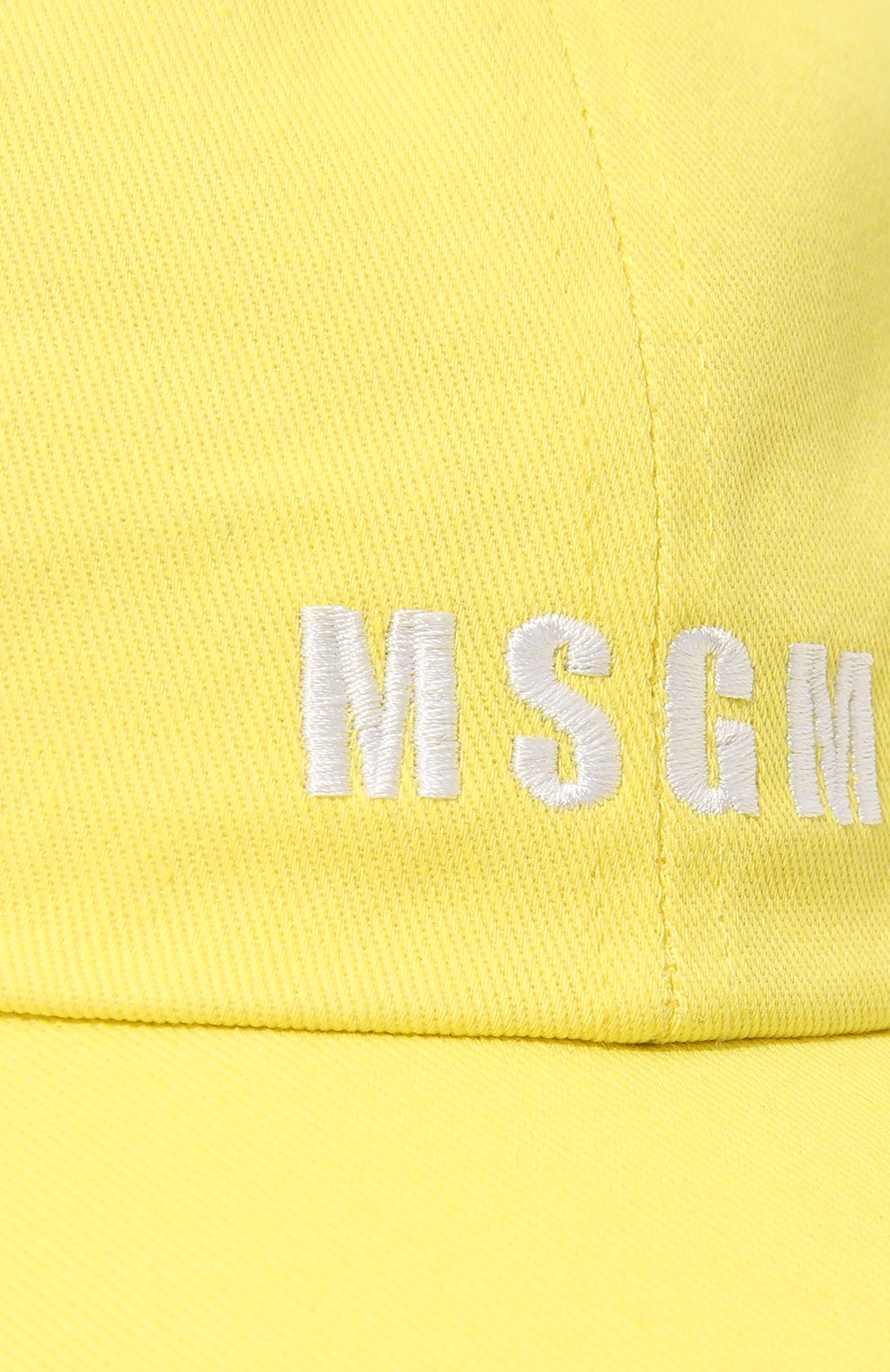 Детская хлопковая бейсболка MSGM KIDS желтого цвета по цене 5235 руб., арт. MS028798 | Фото 3 Детская хлопковая бейсболка MSGM KIDS желтого цвета, арт. MS028798 | Фото 3 (Материал: Текстиль, Хлопок)