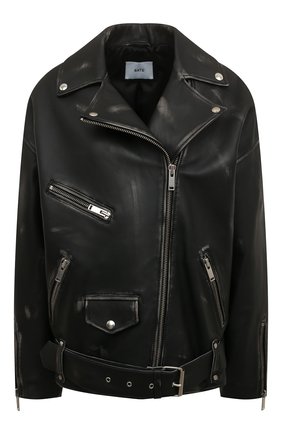 Женская кожаная куртка BATS черного цвета по цене 117000 руб., арт. SS22/0_012 | Фото 1