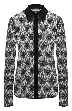 Женская блузка PHILOSOPHY DI LORENZO SERAFINI черного цвета, арт. A0217/2122 | Фото 1 (Материал внешний: Синтетический материал; Рукава: Длинные; Длина (для топов): Стандартные; Женское Кросс-КТ: Блуза-одежда; Принт: Без принта; Стили: Романтичный)
