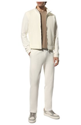 Мужские хлопковые брюки CORNELIANI белого цвета по цене 44350 руб., арт. 89G569-2125002/00 | Фото 2 Мужские хлопковые брюки CORNELIANI белого цвета, арт. 89G569-2125002/00 | Фото 2 (Материал внешний: Хлопок; Длина (брюки, джинсы): Стандартные; Случай: Повседневный; Стили: Кэжуэл)