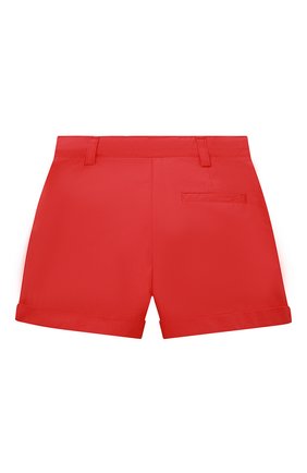 Детские хлопковые шорты EMPORIO ARMANI красного цвета по цене 21800 руб., арт. 3L3P93/2NC7Z | Фото 2 Детские хлопковые шорты EMPORIO ARMANI красного цвета, арт. 3L3P93/2NC7Z | Фото 2 (Материал внешний: Хлопок; Случай: Формальный)