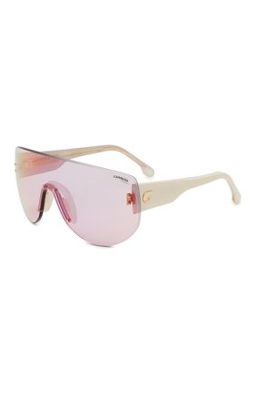 Женские солнцезащитные очки CARRERA розового цвета, арт. FLAGLAB 12 2UC | Фото 1 (Тип очков: С/з; Оптика Гендер: оптика-женское; Очки форма: Маска)
