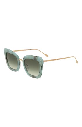 Женские солнцезащитные очки ISABEL MARANT бирюзового цвета, арт. IM0083/G GC1 | Фото 1 (Тип очков: С/з; Оптика Гендер: оптика-женское; Очки форма: Квадратные)