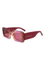 Женские солнцезащитные очки MARC JACOBS (THE) розового цвета, арт. MARC 488/N E53 | Фото 1 (Тип очков: С/з; Оптика Гендер: оптика-женское; Очки форма: Прямоугольные)