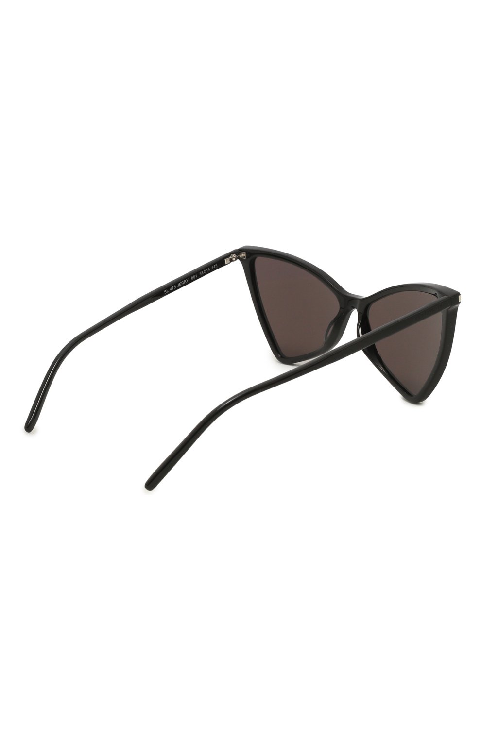 Женские солнцезащитные очки SAINT LAURENT черного цвета, арт. SL 475 JERRY 001 | Фото 4 (Тип очков: С/з; Оптика Гендер: оптика-женское; Очки форма: Cat-eye)