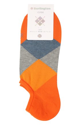 Мужские хлопковые носки BURLINGTON оранжевого цвета, арт. 21063. | Фото 1 (Кросс-КТ: бельё; Материал внешний: Хлопок)