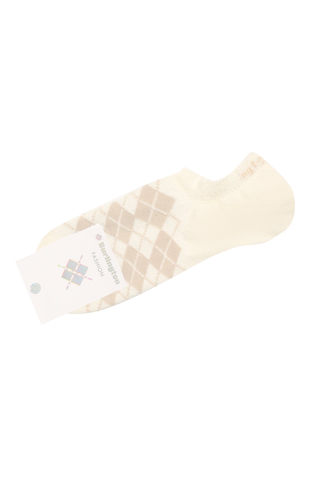 Мужские хлопковые носки BURLINGTON кремвого цвета, арт. 21981. | Фото 1 (Кросс-КТ: бельё; Материал внешний: Синтетический материал, Хлопок)