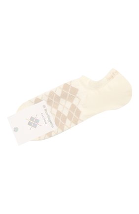 Мужские хлопковые носки BURLINGTON кремвого цвета, арт. 21981. | Фото 1 (Материал внешний: Хлопок, Синтетический материал; Кросс-КТ: бельё)
