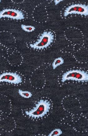 Мужские хлопковые носки BURLINGTON темно-синего цвета, арт. 21972. | Фото 2 (Материал внешний: Хлопок; Кросс-КТ: бельё)