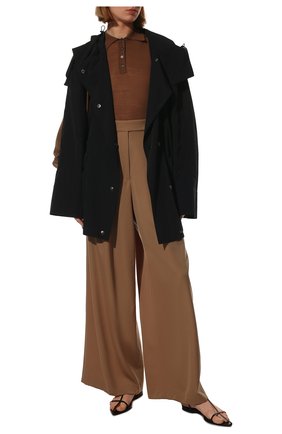 Женская куртка-кейп RUBAN черного цвета, арт. RPW22/23-2.1.311.2 | Фото 2 (Материал внешний: Синтетический материал; Рукава: Длинные; Длина (верхняя одежда): До середины бедра; Кросс-КТ: Куртка; Стили: Кэжуэл)