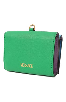 Женские кошелек la medusa на цепочке VERSACE голубого цвета по цене 0 руб., арт. 1003085/DVIT2T | Фото 3 Женские кошелек la medusa на цепочке VERSACE голубого цвета, арт. 1003085/DVIT2T | Фото 3 (Материал: Натуральная кожа)