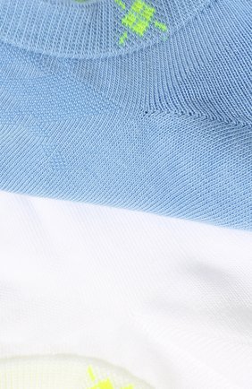 Мужские комплект из двух пар носков BURLINGTON голубого цвета, арт. 21052. | Фото 2 (Материал внешний: Хлопок; Кросс-КТ: бельё)