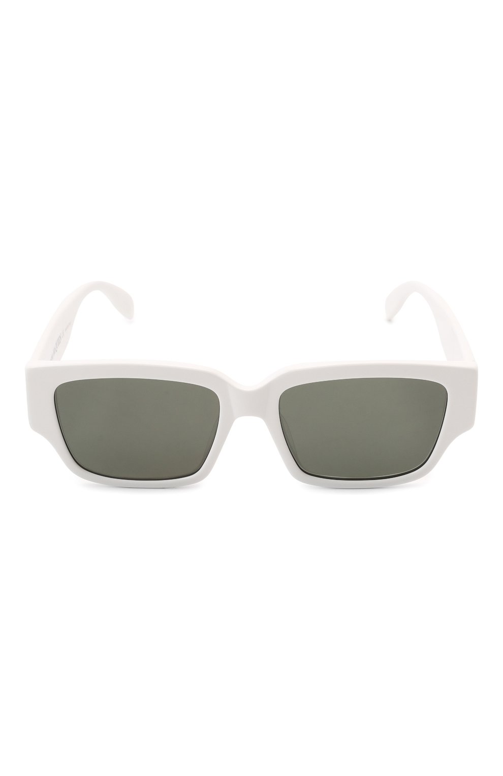 Женские солнцезащитные очки ALEXANDER MCQUEEN белого цвета, арт. AM0329S 003 | Фото 3 (Тип очков: С/з; Очки форма: Квадратные; Оптика Гендер: оптика-унисекс)