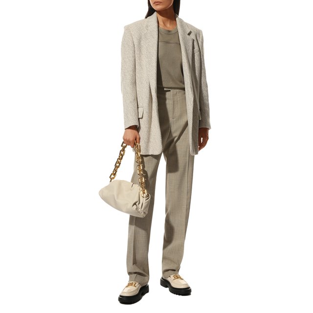 фото Футболка изо льна и шелка brunello cucinelli