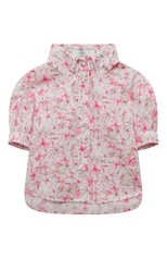 Детское хлопковая блузка фламинго ZHANNA & ANNA розового цвета, арт. ZAF01032021_F | Фото 1 (Рукава: Короткие; Материал внешний: Хлопок; Ростовка одежда: 6 лет | 116 см)