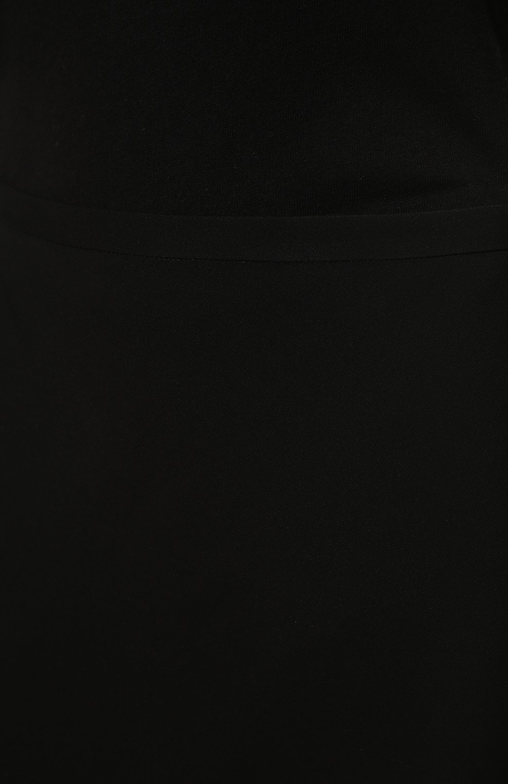 Женская юбка из вискозы NOBLE&BRULEE черного цвета, арт. NB151221/8 | Фото 5 (Женское Кр�осс-КТ: Юбка-одежда; Длина Ж (юбки, платья, шорты): Миди; Материал внешний: Вискоза; Стили: Кэжуэл)