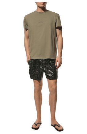 Мужские шлепанцы MAISON MARGIELA черного цвета по цене 25950 руб., арт. S57WX0078/P4785 | Фото 2 Мужские шлепанцы MAISON MARGIELA черного цвета, арт. S57WX0078/P4785 | Фото 2 (Материал внешний: Экокожа)