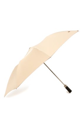 Женский складной зонт LORO PIANA кремвого цвета, арт. FAM1316 | Фото 2 (Материал: Текстиль, Металл)