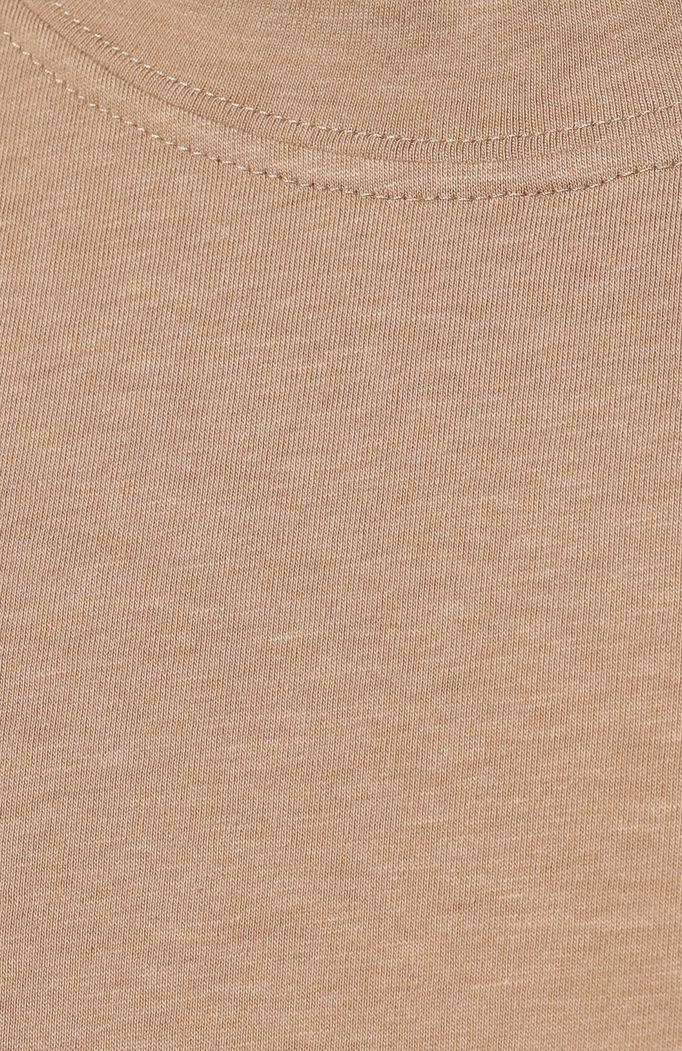 Мужская хлопковая футболка BRUNELLO CUCINELLI бежевого цвета, арт. 221M0T617427 | Фото 5 (Принт: Без принта; Рукава: Короткие; Длина (для топов): Стандартные; Материал внешний: Хлопок; Размерность: Маломерит; Стили: Кэжуэл)