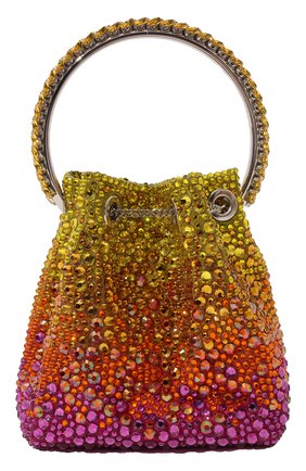 Женский сумка bon bon JIMMY CHOO разноцветного цвета, арт. BONBONXDR | Фото 6 (Женское Кросс-КТ: Вечерняя сумка; Материал: Пластик; Размер: mini; Ремень/цепочка: На ремешке)