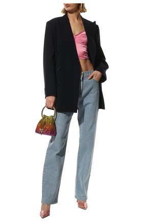 Женский сумка bon bon JIMMY CHOO разноцветного цвета, арт. BONBONXDR | Фото 7 (Женское Кросс-КТ: Вечерняя сумка; Материал: Пластик; Размер: mini; Ремень/цепочка: На ремешке)