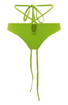 Женский плавки-бикини CHRISTOPHER ESBER зеленого цвета, арт. RE22SWIM09 | Фото 1 (Материал внешний: Синтетический материал; Женское Кросс-КТ: Раздельные купальники)