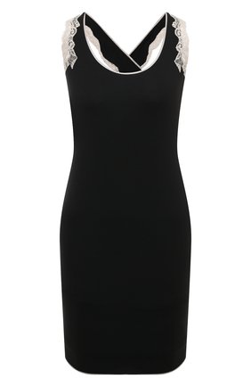 Женская сорочка GIANANTONIO PALADINI черного цвета, арт. S25FC01/X | Фото 1 (Материал внешний: Синтетический материал)