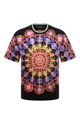 Мужская хлопковая футболка DOLCE & GABBANA разноцветного цвета по цене 72950 руб., арт. G8NC5Z/HI7S1 | Фото 1 Мужская хлопковая футболка DOLCE & GABBANA разноцветного цвета, арт. G8NC5Z/HI7S1 | Фото 1 (Материал внешний: Хлопок; Рукава: Короткие; Длина (для топов): Стандартные; Принт: С принтом; Стили: Гранж)