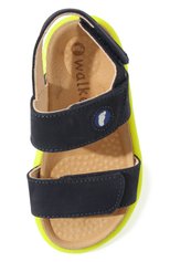Мужского кожаные сандалии WALKEY темно-синего цвета, арт. Y1B2-41959-0124/19-24 | Фото 4