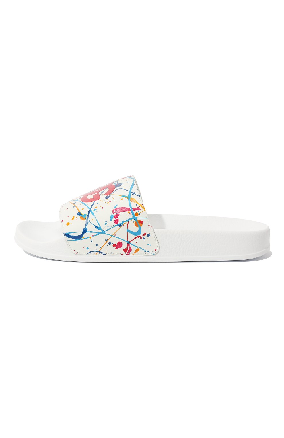 Мужского кожаные шлепанцы DOLCE & GABBANA белого цвета по цене 23350 руб., арт. DD0318/A7007/37-39 | Фото 2 Мужского кожаные шлепанцы DOLCE & GABBANA белого цвета, арт. DD0318/A7007/37-39 | Фото 2 (Материал внешний: Кожа; Материал внутренний: Натуральная кожа)
