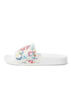 Мужского кожаные шлепанцы DOLCE & GABBANA белого цвета по цене 23350 руб., арт. DD0318/A7007/37-39 | Фото 2 Мужского кожаные шлепанцы DOLCE & GABBANA белого цвета, арт. DD0318/A7007/37-39 | Фото 2 (Материал внешний: Кожа; Материал внутренний: Натуральная кожа)