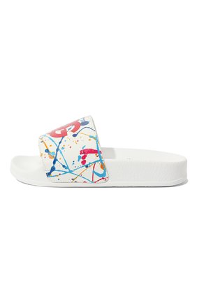 Мужского кожаные шлепанцы DOLCE & GABBANA белого цвета по цене 16950 руб., арт. DD0318/A7007/24-28 | Фото 2 Мужского кожаные шлепанцы DOLCE & GABBANA белого цвета, арт. DD0318/A7007/24-28 | Фото 2 (Материал внешний: Кожа; Материал внутренний: Натуральная кожа)