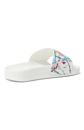 Мужского кожаные шлепанцы DOLCE & GABBANA белого цвета по цене 16950 руб., арт. DD0318/A7007/24-28 | Фото 3 Мужского кожаные шлепанцы DOLCE & GABBANA белого цвета, арт. DD0318/A7007/24-28 | Фото 3 (Материал внешний: Кожа; Материал внутренний: Натуральная кожа)