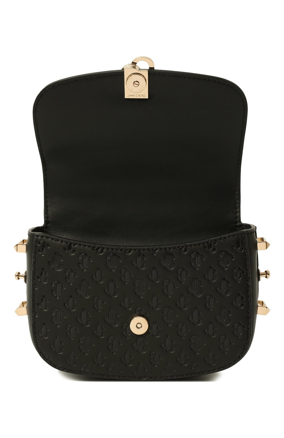 Женская сумка varenne JIMMY CHOO черного цвета по цене 1365000 тенге, арт. VARENNESATCHEL/SKZZ | Фото 5 Женская сумка varenne JIMMY CHOO черного цвета, арт. VARENNESATCHEL/SKZZ | Фото 5 (Сумки-технические: Сумки через плечо; Материал: Натуральная кожа; Размер: mini; Ремень/цепочка: На ремешке)