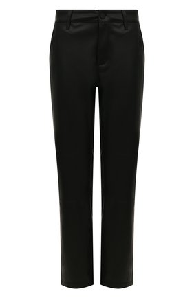 Женские брюки из экокожи AG черного цвета, арт. VSL1613/SBA/MX | Фото 1 (Материал внешний: Синтетический материал, Экокожа; Длина (брюки, джинсы): Стандартные; Стили: Гламурный; Женское Кросс-КТ: Брюки-одежда; Силуэт Ж (брюки и джинсы): Узкие)
