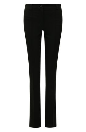 Женские брюки YULIAWAVE черного цвета, арт. 1A2PS00700057BLCP | Фото 1 (Материал внешний: Синтетический материал, Вискоза; Длина (брюки, джинсы): Удлиненные; Женское Кросс-КТ: Брюки-одежда; Силуэт Ж (брюки и джинсы): Расклешенные; Стили: Классический)