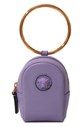 Женская сумка la medusa VERSACE фиолетового цвета, арт. 1003886/DVIT3T | Фото 1 (Размер: mini; Материал: Натуральная кожа; Сумки-технические: Сумки top-handle)