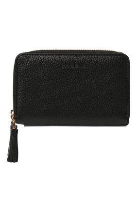 Женские кожаный кошелек COCCINELLE черного цвета, арт. E2 LU0 11 B3 01 | Фото 1 (Материал: Натуральная кожа)