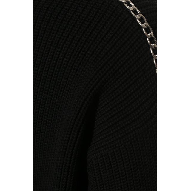 Хлопковый свитер HUGO 50462712, цвет чёрный, размер 48 - фото 5
