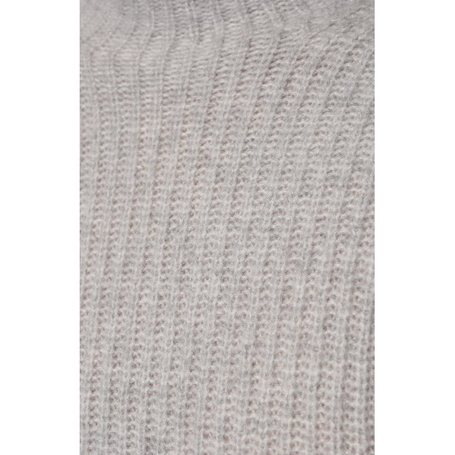 Шерстяной свитер HUGO 50463223, цвет серый, размер 42 - фото 5