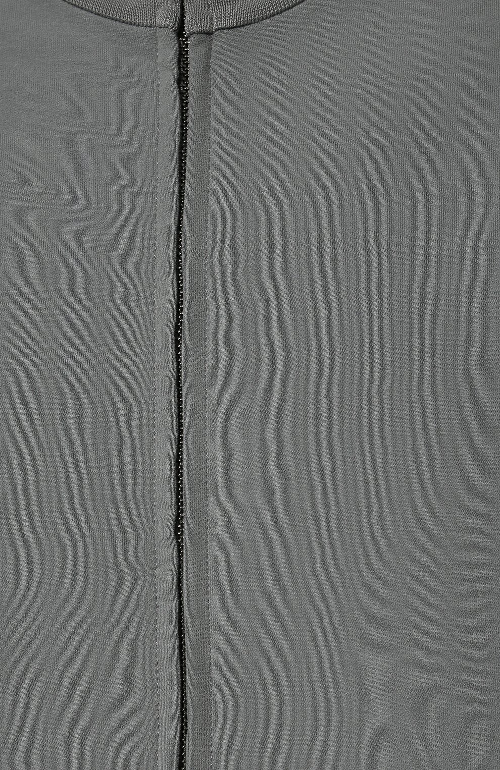 Мужской хлопковая толстовка CIRCOLO 1901 серого цвета, арт. CN3407 | Фото 5 (Рукава: Длинные; Мужское Кросс-КТ: Толстовка-одежда; Длина (для топов): Стандартные; Материал внешний: Хлопок; Стили: Спорт-шик)
