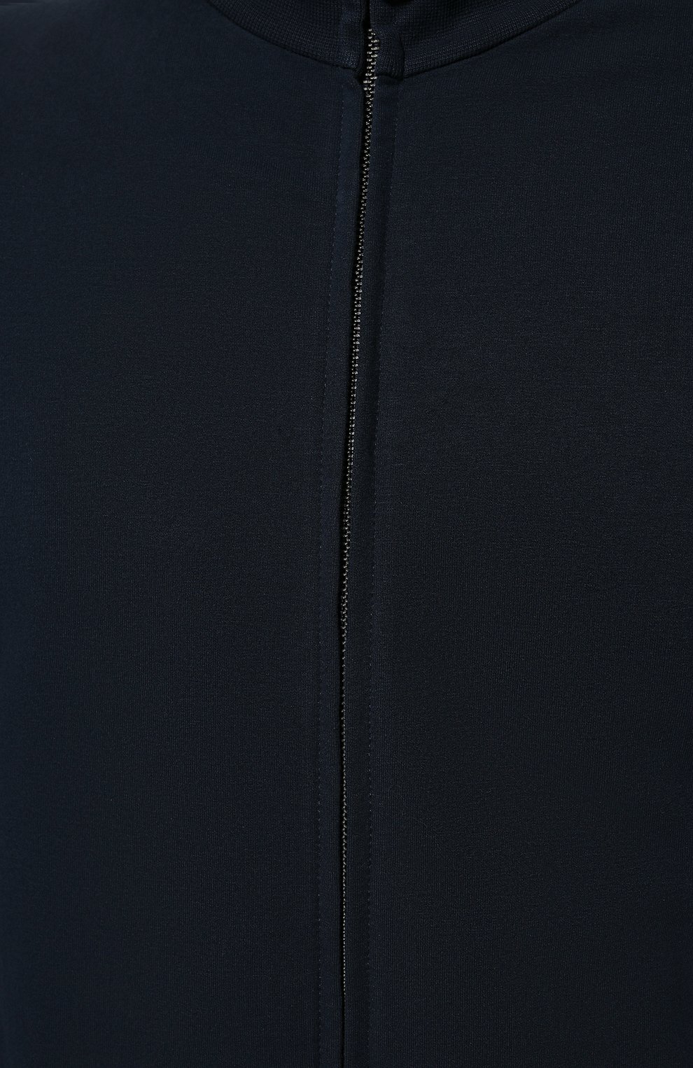 Мужской хлопковая толстовка CIRCOLO 1901 темно-синего цвета, арт. CN3407 | Фото 5 (Рукава: Длинные; Мужское Кросс-КТ: Толстовка-одежда; Длина (для топов): Стандартные; Материал внешний: Хлопок; Стили: Спорт-шик)