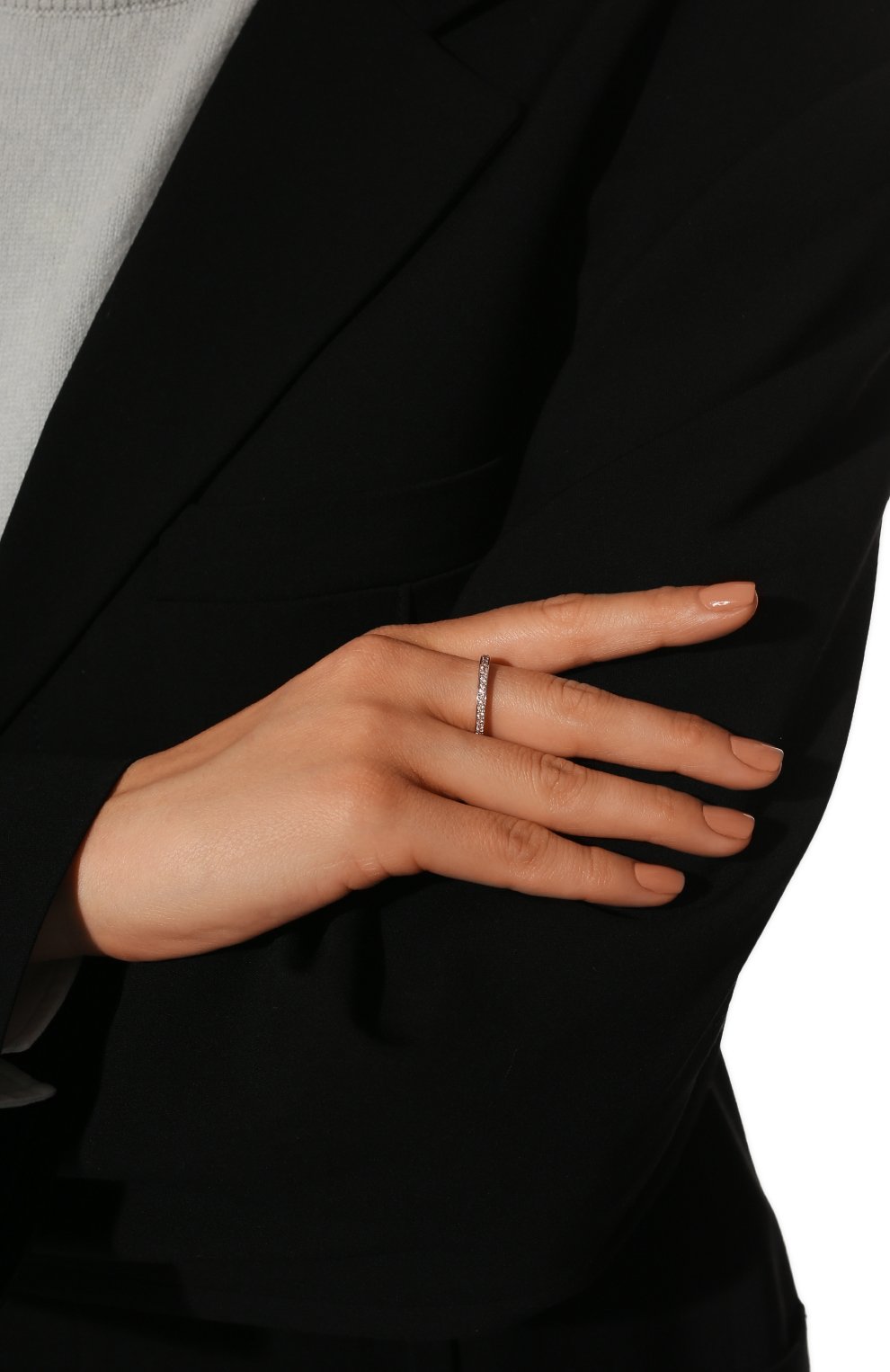 Женское кольцо rare SWAROVSKI серебряного цвета, арт. 1121068 | Фото 2 (Материал: Металл)