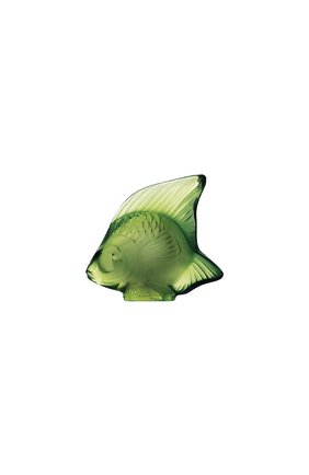 Скульптура рыбка LALIQUE зеленого цвета по цене 0 руб., арт. 3001200 | Фото 1 Скульптура рыбка LALIQUE зеленого цвета, арт. 3001200 | Фото 1