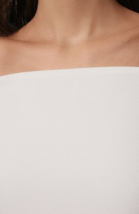 Женское боди SOLACE белого цвета, арт. 0S31066 | Фото 5 (Рукава: Длинные; Материал подклада: Синтетический материал; Стили: Минимализм; Женское Кросс-КТ: Боди-одежда)